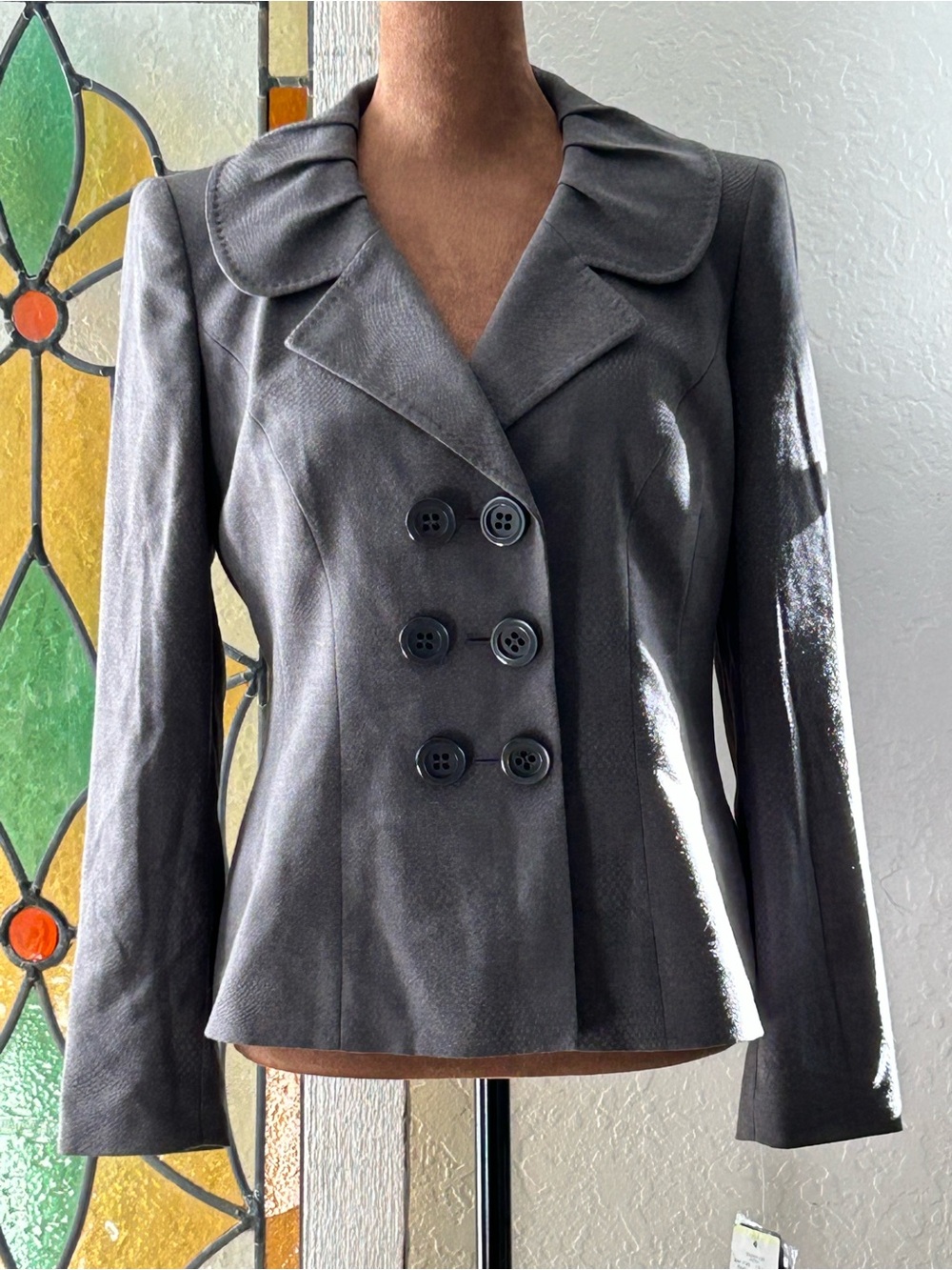 NWT Anne Klein Stretch vintage style blazer size 4P